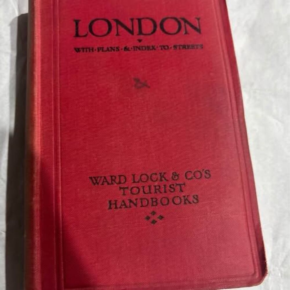 Vintage London Tourist Handbook Ward Lock & Co. – Maps Plans & Street Index